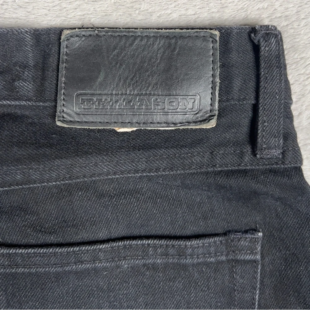 Tellason‎ Elgin Japanese Black Selvedge Jeans Men's 34x34 Slim Tapered 13.5 oz - Picture 16 of 16